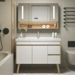 Bathroom vanity cabinet set