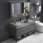 Bathroom vanity cabinet set