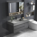 Bathroom vanity cabinet set - 图片 3