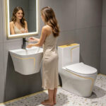 Bathroom Sink & Toilet Combo - 图片 3